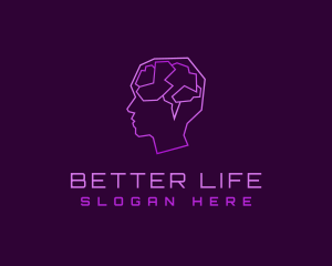 Neurology Mind Wellness logo design