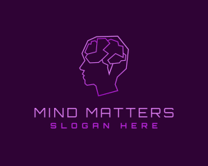 Neurology Mind Wellness logo design