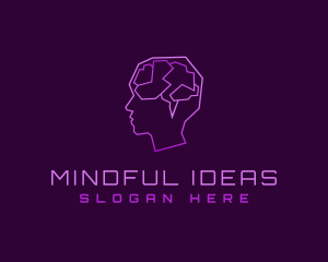 Neurology Mind Wellness logo design