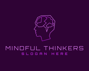 Neurology Mind Wellness logo design