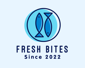 Seafood Fish Platter logo design