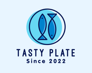 Seafood Fish Platter logo design