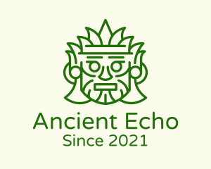 Aztec Leaf Mask logo design