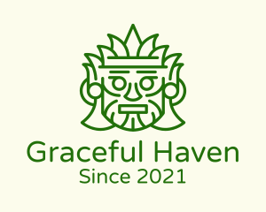 Aztec Leaf Mask logo