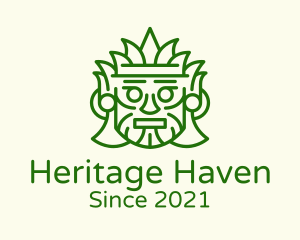 Aztec Leaf Mask logo