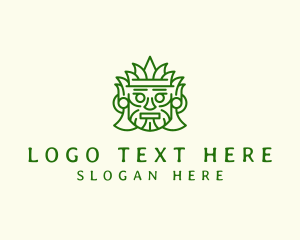 Aztec Leaf Mask logo