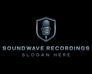 Audio Recording Mic logo design