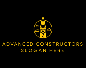 Big Ben Clock Tower logo design