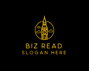 Big Ben Clock Tower logo design