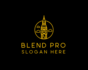 Big Ben Clock Tower logo design