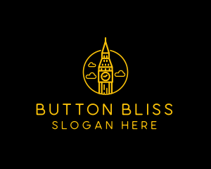 Big Ben Clock Tower logo design