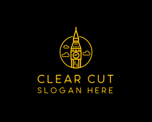 Big Ben Clock Tower logo design