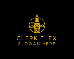 Big Ben Clock Tower logo design