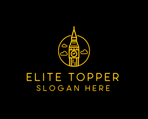 Big Ben Clock Tower logo design