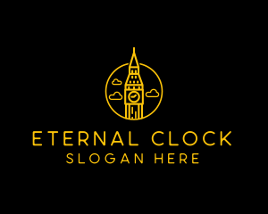 Big Ben Clock Tower logo design