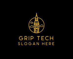 Big Ben Clock Tower logo design