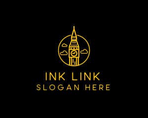 Big Ben Clock Tower logo design