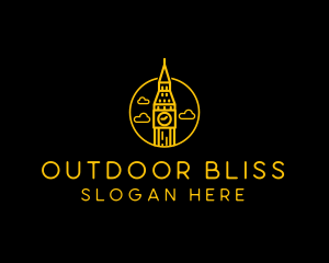 Big Ben Clock Tower logo design