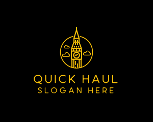 Big Ben Clock Tower logo design