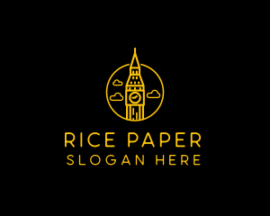 Big Ben Clock Tower logo design