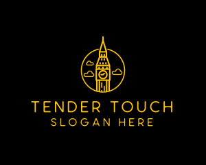 Big Ben Clock Tower logo design