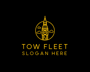 Big Ben Clock Tower logo design