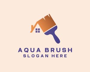 Paint Brush Renovation logo design