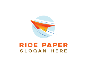 Paper Plane Aviation logo design