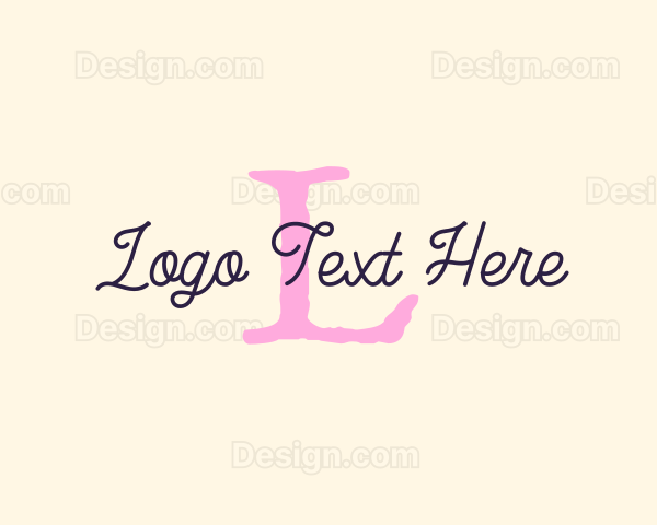 Feminine Cosmetics Salon Boutique Logo