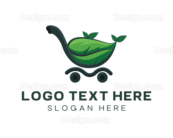 Cart Trolley Plant Logo