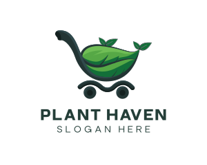 Cart Trolley Plant logo design