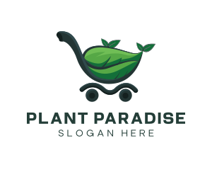 Cart Trolley Plant logo design