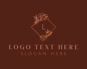 Stylish Floral Event Planner Logo