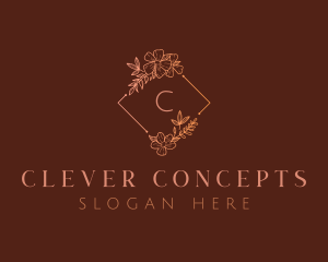 Stylish Floral Event Planner logo