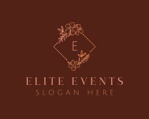 Stylish Floral Event Planner logo