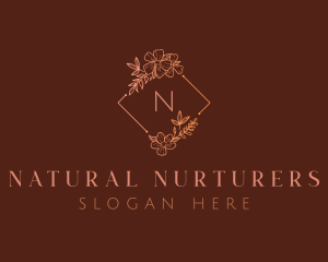 Stylish Floral Event Planner logo design