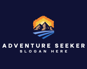 Outdoor Mountain Adventure logo design