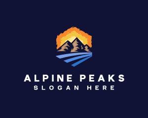 Outdoor Mountain Adventure logo design