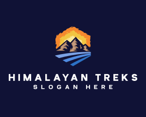 Outdoor Mountain Adventure logo design