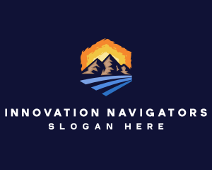 Outdoor Mountain Adventure logo design