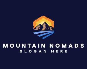 Outdoor Mountain Adventure logo design