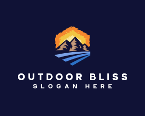 Outdoor Mountain Adventure logo design