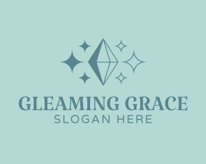 Sparkling Crystal Fashion logo design