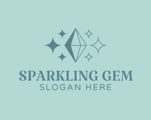 Sparkling Crystal Fashion logo design