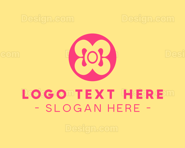 Simple Ribbon Button Logo