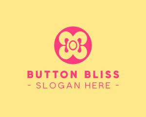 Simple Ribbon Button  logo design