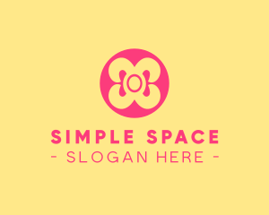 Simple Ribbon Button  logo design