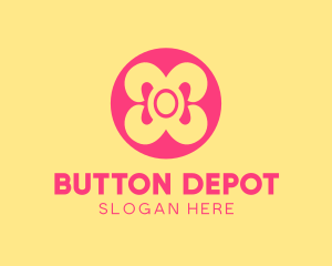Simple Ribbon Button  logo
