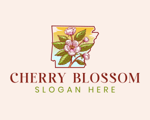 Arkansas Apple Blossom logo design