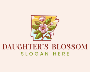 Arkansas Apple Blossom logo design